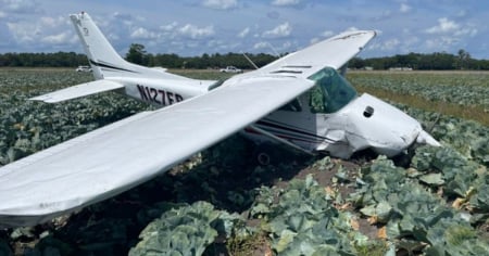Piloto herido tras estrellarse avioneta en Florida