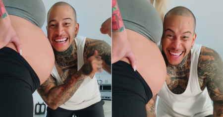 A punto de ser papá de nuevo, El Chulo sorprende con divertido video junto a su novia embarazada