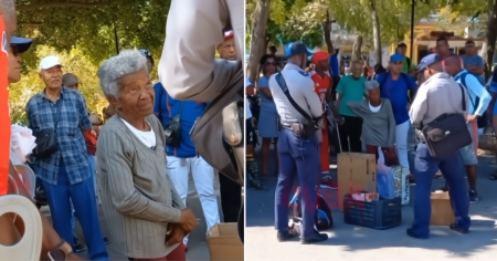 Anciana arrestada en La Habana por vender refrescos: Policía se lo quita todo