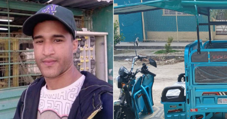 Joven cubano sale de su casa en triciclo y desaparece en La Habana
