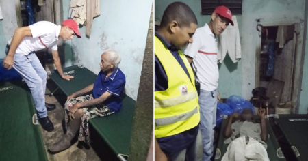 Ancianos pasan la noche en catre tras perder su cama en incendio en Santiago de Cuba