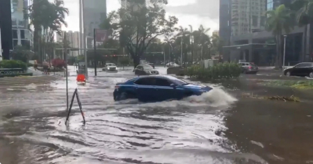 Tormentas fuertes e inundaciones amenazan el sur de Florida este lunes y martes