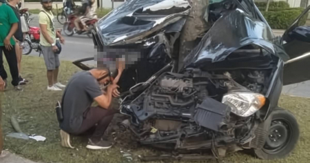 Impactante accidente en la 5ta Avenida de La Habana 