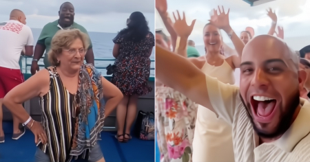 Esto es lo que pasa cuando una familia cubana se monta en un ferry: "Se formó"