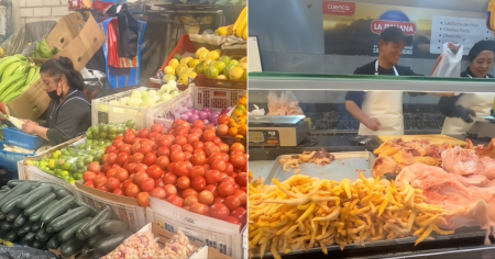 Todo lo que compró una cubana en Ecuador por 10,50 dólares: "Miren todas las frutas frescas que hay aquí"