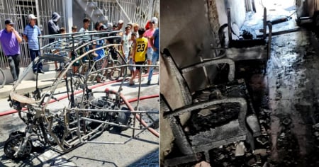Combustión de triciclo eléctrico causa incendio en vivienda de Las Tunas