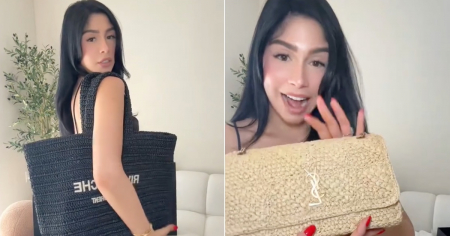 "Unboxing de verano": Daniela Reyes presume de dos nuevas bolsas Yves Saint Laurent