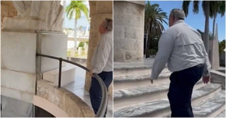 Mike Hammer, jefe de Embajada de EE.UU., visita la tumba de José Martí en Santa Ifigenia