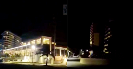 Contrastes de Cuba: Habaneros en apagón contemplan derroche de luces en hoteles vacíos