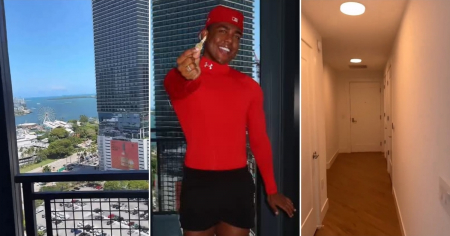 ¡Pobres vecinos! Kenny Robert enseña su nuevo apartamento en Miami y así respondió cuando le preguntaron cuánto paga