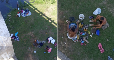 Pinareños se ven obligados a lavar en el río tras semanas sin agua en sus casas: "Esto no es África ni Haití"