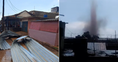 Tornado afecta localidad del municipio de Alquízar, en Artemisa