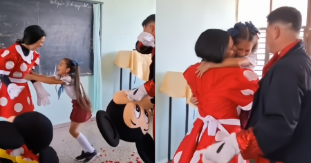 "¡Mamá!": Desgarradora reacción de una niña al ver a sus padres llegar de sorpresa a Cuba en su cumpleaños