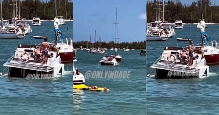 ¡Ese es el espíritu!: Tripulantes de embarcación en Miami afrontan la adversidad en modo Jack Sparrow