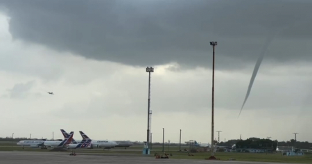 Reportan tornado en las inmediaciones del Aeropuerto José Martí de La Habana