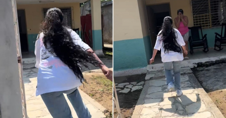 Cubana regresa a casa y protagoniza emotivo reencuentro con su madre: "Un abrazo de mami para seguir luchando"