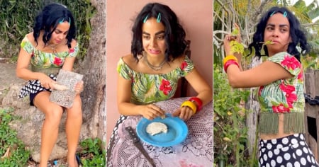 Lola Mento Guasimita enseña qué come en un día viviendo en Cuba: "Alguien dijo que había una hierba mejor que la carne de res"