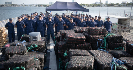 Guardia Costera incauta más de $13.65 millones en cocaína en el mar Caribe