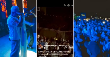 Apagón interrumpe concierto de Yomil en Santiago y expone la precariedad del ocio en Cuba
