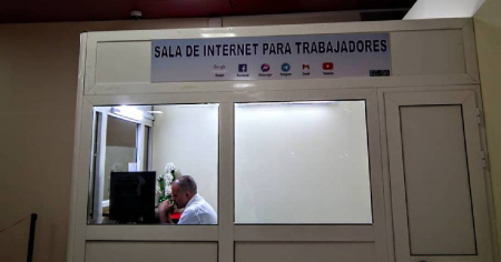 Habilitan sala de internet para trabajadores en aeropuerto de Varadero tras tarifazo de ETECSA