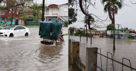 Intensas lluvias causan inundaciones en Morón, Ciego de Ávila
