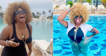 La Cintumbare goza en hotel de Cuba como una turista más y manda mensaje a Díaz-Canel: "Mira a tu ahijada en Varadero"