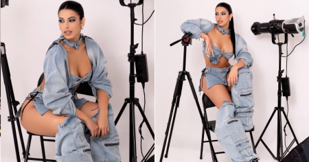 Rachel Arderi arrasa en Instagram con un look total denim en su nueva sesión de fotos