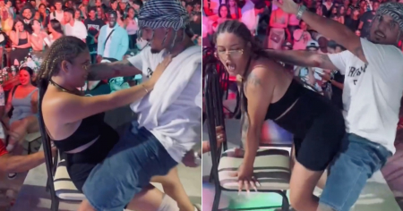 Baile de cantante cubano con una fanática en concierto en Caibarién se sale de control