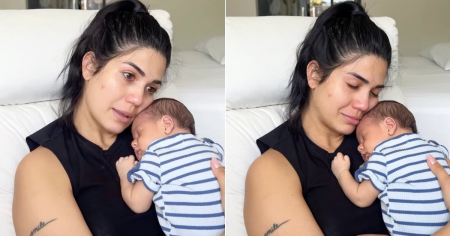 Influencer Amanda Camaraza se emociona hasta las lágrimas al hablarle a su bebé de Cuba