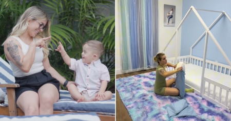 “Está perfecta para él”: Claudia Artiles responde con firmeza a las críticas por la cama que eligió para el cuarto de Marlon