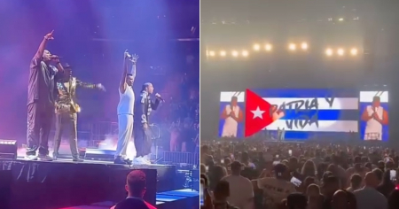 Así retumbó "Patria y Vida" en concierto de Gente de Zona por su 25 aniversario en Miami