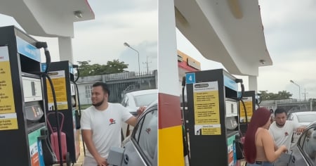 Turista de visita a Cuba se sorprende cuando tiene que echar gasolina: "Él no sabe cómo funciona eso"