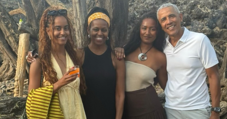 Barack y Michelle Obama comparten foto familiar y su hija Sasha y se roba todas las miradas: ¡Rompió Instagram!