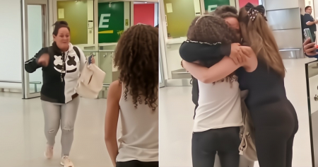 El abrazo más esperado: Familia cubana se reúne en Uruguay y conmueve a miles en redes