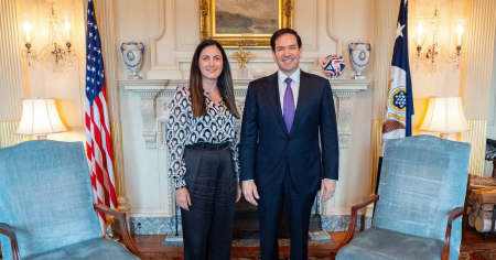Marco Rubio se reúne con la opositora cubana Rosa María Payá, nominada a la CIDH