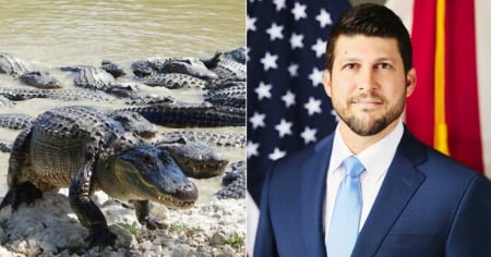 "Alcatraz Alligator", la controvertida propuesta del Fiscal general de Florida para inmigrantes presos 