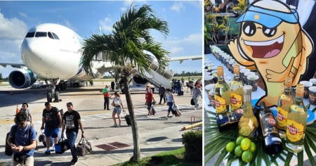 Primer vuelo de la conexión Madrid-Santa Clara aterriza en Cuba tras su reactivación