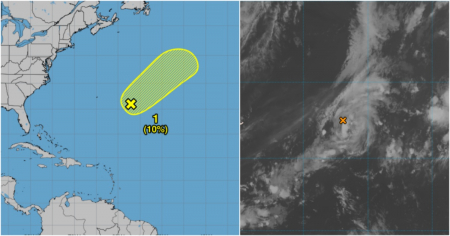 Temporada ciclónica 2025: se forma primera zona de baja presión en el Atlántico