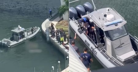 Arrestan a un hombre tras empujar a una mujer al río Miami: Esto es lo que se sabe 