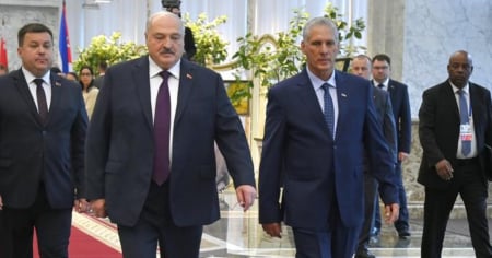 Díaz-Canel busca alianzas económicas con el dictador Lukashenko durante visita a Bielorrusia