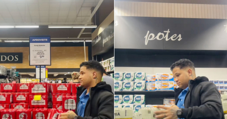 Cubano comparte su experiencia trabajando en un supermercado en Brasil: "Y no me estoy quejando"