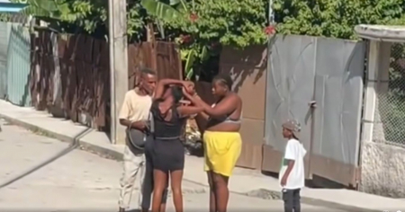 Así capturaron vecinos a presunta ladrona en un barrio de La Habana