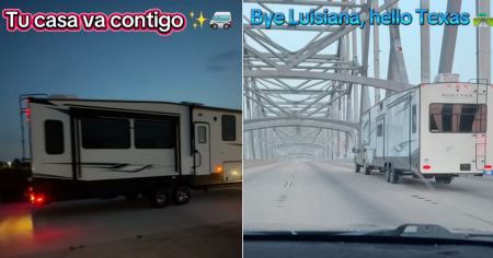Cubana en EE.UU. muestra cómo es mudarse en una casa rodante: "Es como llevar tu mundo contigo"