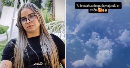 Mailén Díaz Almaguer revive momento donde volvió a enfrentar un avión tres años después del accidente