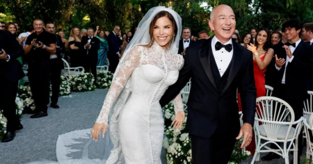 Se casaron Jeff Bezos y Lauren Sánchez: Mira las fotos de los novios en su espectacular boda en Venecia