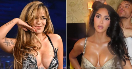 ¡Duelo de estilos! Karol G y Kim Kardashian apuestan por el mismo look salvaje en Nueva York y Venecia