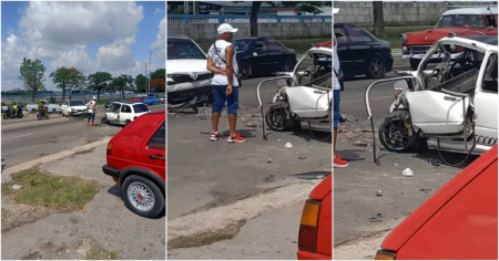 Aparatoso accidente en la Vía Blanca: Reportan varios heridos 