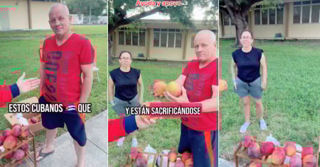 "Se buscan la vida honradamente con sus mangos": Piden apoyo para pareja de cubanos en Miami