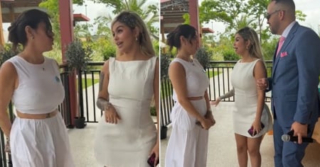 "¿Me vas a dejar hablar?": El divertido encontronazo entre La Melliza y su nuera en gender reveal 