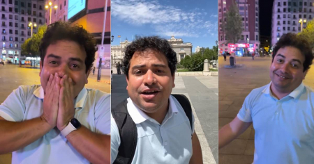 Humorista cubano Yuri Rojas cumple su sueño de conocer Europa: “¡No nos dejemos engañar, que el mundo no se está acabando!”